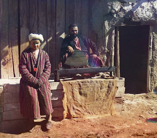 Kebab House, Samarkand-1910 کباب پزی در سمرقند - 1910