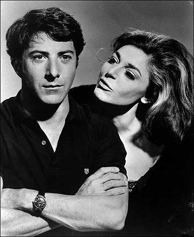 Anne Bancroft & Dustin Hoffman in The Graduate