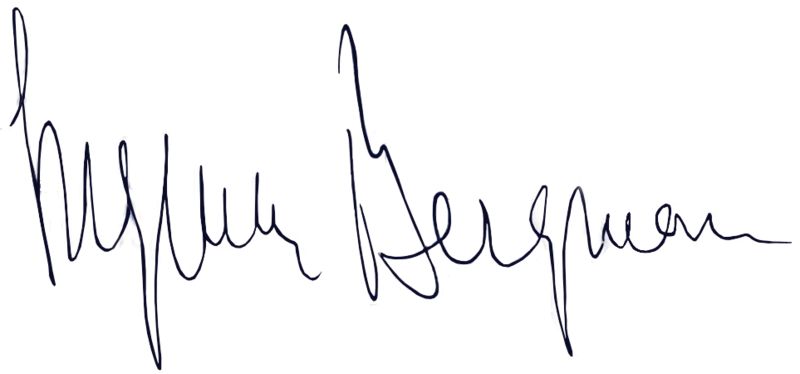 Ingmar Bergman signature Ingmar Bergman signature