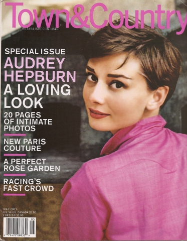 Town & Country special issue 10 years after Audrey's death, 2003