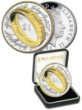 Lord of The Rings Silver Coin
