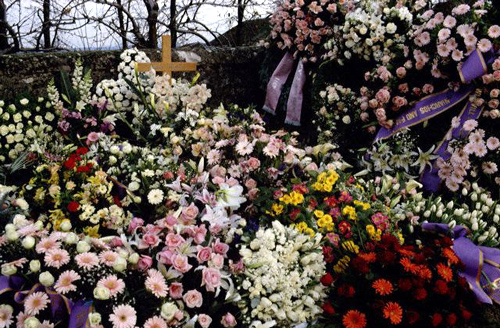 Filled with flowers
