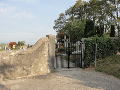Entrance of Tolochenaz Cemetery