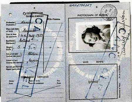 Audrey’s 1946-51 British passport