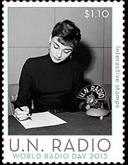 Audrey Hepburn stamp