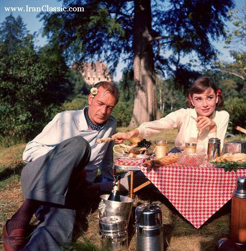 آدری هپبورن گری کوپر  Audrey Hepburn Gary cooper